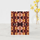 Farbenfrohe helle Lichter Karte (Gelbe Blume)