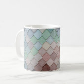 Farbenfrohe, helle Mauern - lebhaftes Stadtdesign Kaffeetasse (Vorderseite Links)