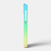 Farbenfrohe helle Pastelle Gradient Case-Mate iPhone Hülle (Rückseite / Links)