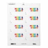 Farbenfrohe, helle, rechteckige Gabe (Vorne)