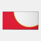 Farbenfrohe, hellrote gelbe Krümmer auf Weiß Schreibtischunterlage (Vorderseite)