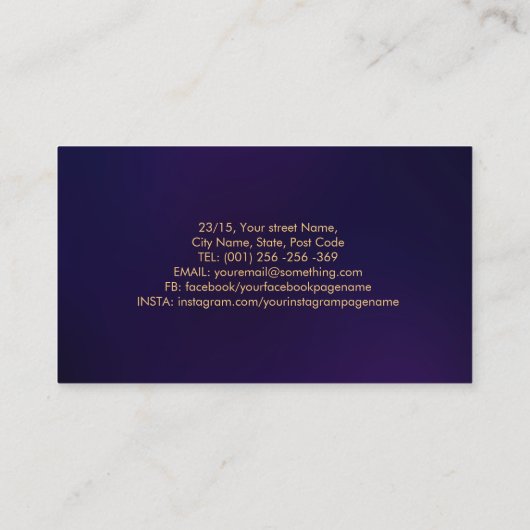 Farbenfrohe Helping Hand Herz Tree Mosaik Visitenkarte (Rückseite)