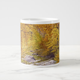Farbenfrohe Herbst-Aspen-Bäume im Morrison Colorad Jumbo-Tasse
