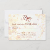 Farbenfrohe Herbst-RSVP-Karten für die Herbstblätt RSVP Karte (Rückseite)