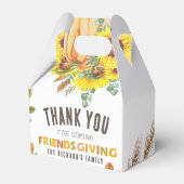 Farbenfrohe Herbstaufführung Erntedank Dinner Part Geschenkschachtel (Rückseite)