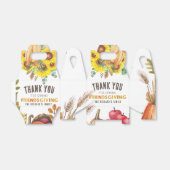 Farbenfrohe Herbstaufführung Erntedank Dinner Part Geschenkschachtel (Ungefaltet)