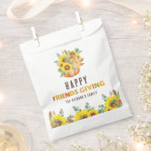 Farbenfrohe Herbstaufführung Erntedank Dinner Part Geschenktütchen (Ausgeschnitten)