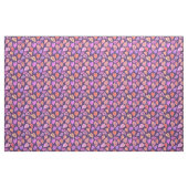 Farbenfrohe Herbstblätter auf violettem Muster Stoff (Yard (91,4 cm))
