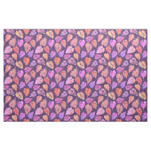 Farbenfrohe Herbstblätter auf violettem Muster Stoff (Fat Quarter (45,7 x 55,9 cm))