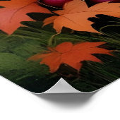 Farbenfrohe Herbsternte Körbe Poster (Ecke)