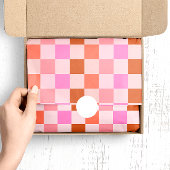 Farbenfrohe Herbstfallprüfung Seidenpapier