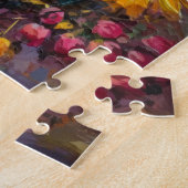 Farbenfrohe Herbstflorale und Pumpkins Puzzle (Seite)