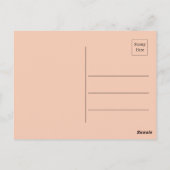 Farbenfrohe Herbstfolie Wasserfarben Kunst, Kultur Postkarte (Rückseite)