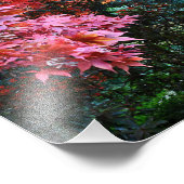 Farbenfrohe Herbstgärten Fotodruck (Ecke)