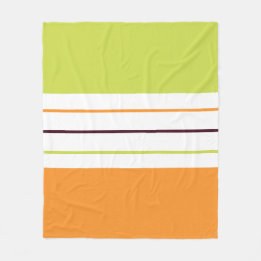 Farbenfrohe Herbstkulisse Grünes Orangefarbenes Mu Fleecedecke