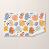 Farbenfrohe Herbstkuppeln Muster Badhandtuch Set (Handtuch)