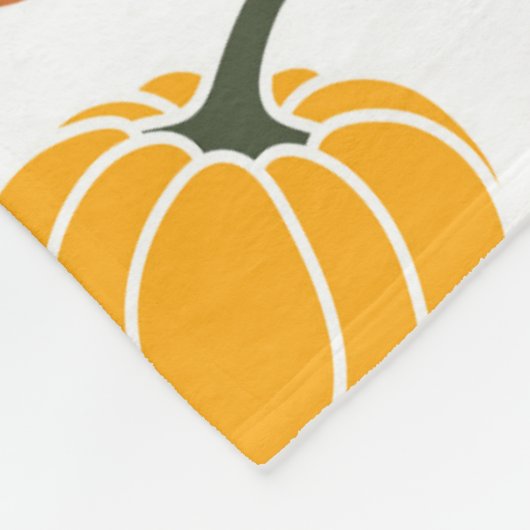 Farbenfrohe Herbstkuppeln Muster Fleecedecke (Ecke)