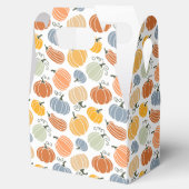 Farbenfrohe Herbstkuppeln Muster Geschenkschachtel (Geöffnet)