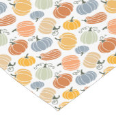 Farbenfrohe Herbstkuppeln Muster Kurzer Tischläufer (Ecke)