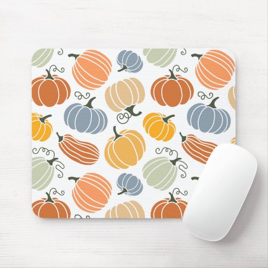 Farbenfrohe Herbstkuppeln Muster Mousepad (Mit Mouse)