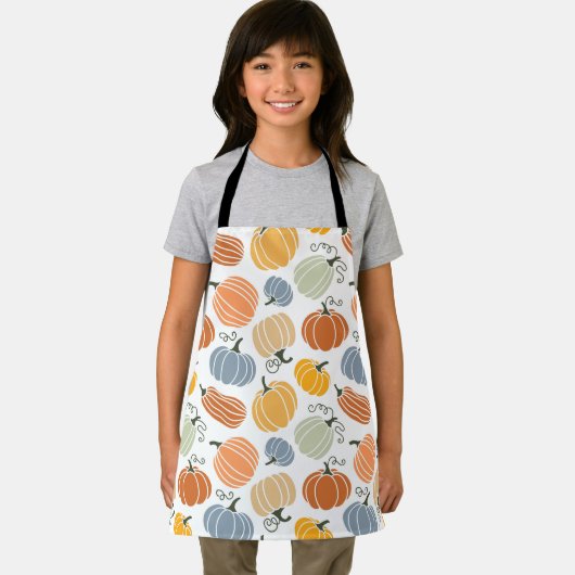 Farbenfrohe Herbstkuppeln Muster Schürze (Insitu)