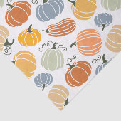 Farbenfrohe Herbstkuppeln Muster Seidenpapier (Ausschnitt)