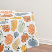 Farbenfrohe Herbstkuppeln Muster Tischdecke (Beispiel)