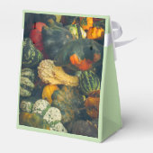 Farbenfrohe Herbstkurz und Kürbis Geschenkschachtel (Rückseite)