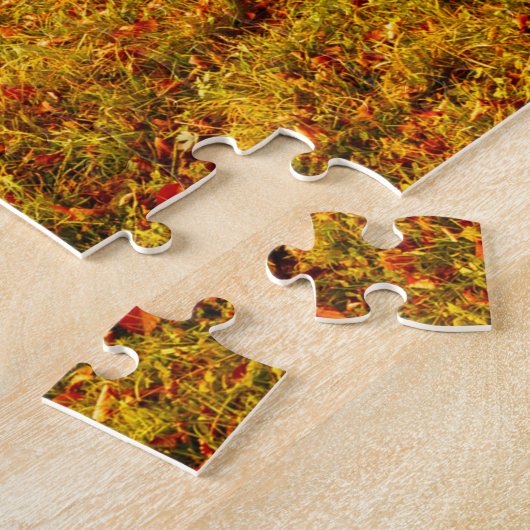 Farbenfrohe Herbstlandschaft Bäume Puzzle (Seite)