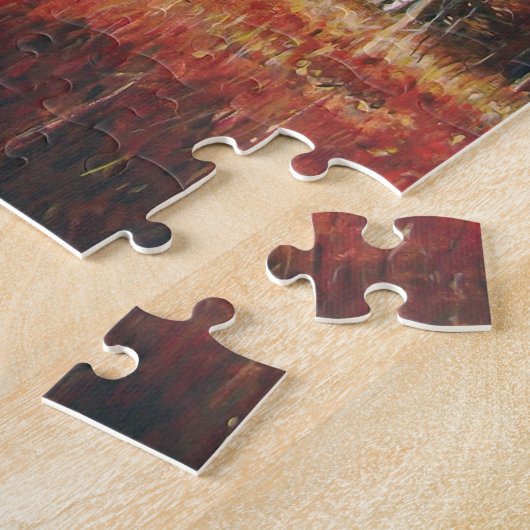 Farbenfrohe Herbstlandschaft Jigsaw Puzzle (Seite)