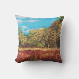 Farbenfrohe Herbstlandschaft Kissen Kissen