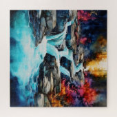 Farbenfrohe Herbstlandschaft Puzzle (Horizontal)