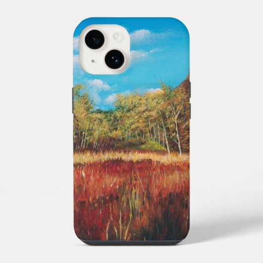 Farbenfrohe Herbstlandschaften iPhone Hülle (Rückseite)