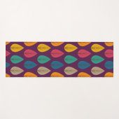 farbenfrohe Herbstlaub Yogamatte (Vorderseite (Horizontal))