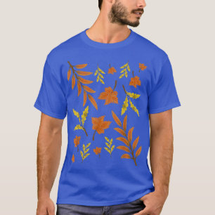 Farbenfrohe Herbstlaube Botanischer Herbst Bäume N T-Shirt