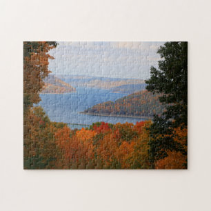 Farbenfrohe Herbstlaube mit Blick auf die Casey Br Puzzle