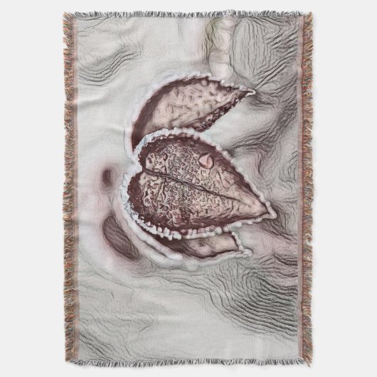 Farbenfrohe Herbstlaube mit zeichnend Herbstfarben Decke (Vorderseite Vertikal)