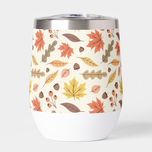 Farbenfrohe Herbstleaf-Fallmuster (Vorderseite)