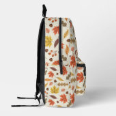 Farbenfrohe Herbstleaf-Fallmuster Bedruckter Rucksack (Links)
