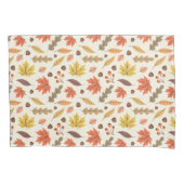 Farbenfrohe Herbstleaf-Fallmuster Kissenbezug (Vorderseite)