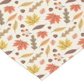 Farbenfrohe Herbstleaf-Fallmuster Kurzer Tischläufer (Ecke)