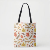 Farbenfrohe Herbstleaf-Fallmuster Tasche (Vorderseite)