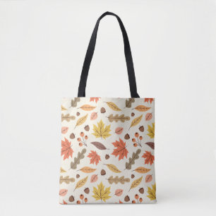 Farbenfrohe Herbstleaf-Fallmuster Tasche