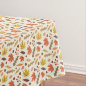 Farbenfrohe Herbstleaf-Fallmuster Tischdecke (Beispiel)