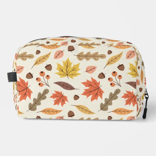 Farbenfrohe Herbstleaf-Fallmuster Waschbeutel (Vorderseite)