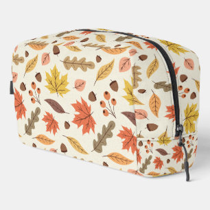 Farbenfrohe Herbstleaf-Fallmuster Waschbeutel