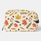 Farbenfrohe Herbstleaf-Fallmuster Waschbeutel (Rückseite)