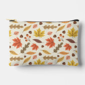 Farbenfrohe Herbstleaf-Fallmuster Zubehörtasche (Vorderseite)