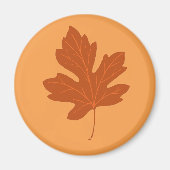 Farbenfrohe Herbstleaf-Magnet Magnet (Vorne)
