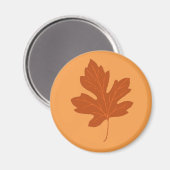 Farbenfrohe Herbstleaf-Magnet Magnet (Vorderseite/Rückseite)